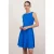 Motivi Crepe Fabric Mini Dress Bright Blue