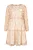 happy girls Jurk  beige / chocoladebruin / oranje / wit