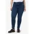 NOISY MAY Curve high waist skinny jeans NMCALLIE dark blue denim