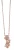 Orphelia Dames 925 Sterling Zilveren Ketting met Hanger – Roze ZH-6018/1