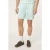 FILA Coverciano Loose Pinstriped Satin Shorts Soothing Sea / Brac