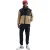 Nike Heren Kleurblok Volledige Ritssluiting Regular Jas (Parachute Beige)