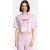 FILA Bothel Cropped Graphic Tee Fair Orchid