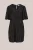 WE Fashion – Dames jersey jurk met pailletten – Curve – Regular fit – Zwart –   Plus Size