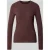 Zero Slim fit shirt met lange mouwen van katoenmix met geschulpte zoom