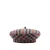 Mango geruite baret donkerblauw