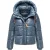 Marikoo dames gewatteerde winterjas Skyraa met capuchon & glanzend design