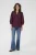 Blouse met lange mouwen KAenya Regular fit bordo