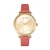 Sophie & Freda Key West horloge met leren band en Swarovski-kristallen