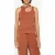 10DAYS Cut Out Tank Top Rib Saddle Brown