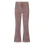 NONO fluwelen flared broek met print – bruin/blauw