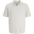 Jack & Jones Jjegeorge knit polo split neck off-white