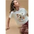 Geprinte Regular Fit Crew Neck T-shirt van 100% Katoen