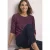 Shirt met lange mouwen, ronde hals en gerolde rand