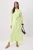 Trendyol Modest Dames Groen Effen Maxi Lang Casual Skater Modest Jurken