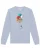 Watapparel Sweatshirt ‘ Balloon Spaceman ‘  lichtblauw / gemengde kleuren