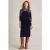 White Stuff Emmie Organic Cord Midi Pinny Dark Navy