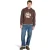 Timberland Holiday Graphic Hoodie Chocolate Brown