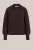 WE Fashion – Dames trui met polokraag – Regular fit – Donkerbruin –