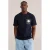 WE Fashion regular fit T-shirt met backprint – donkerblauw