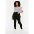 Trendyol Curve Dames Zwart Effen Skinny Hoge taille Grote maten Jeans