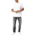 Slazenger Herenpoloshirt met contrasterende punten (Wit)