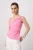 TRENDYOLMİLLA Dames Roze Effen Mouwloos Regular fit Blouses