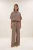 By-Bar Celin Stripe Pants | Burgundy