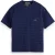 Scotch & Soda Relaxed-fit Horizonal Textured T-shirt Peacoat