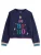 Next Trui ‘Christmas Ho Ho Ho’  navy / spar / donkerroze / knalrood