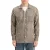 Scotch & Soda Seersucker Wool Blend Check Shirt Brown Check