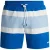 Boss Heren Rico Stripe Zwemshorts (Medium Blauw)