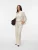 VERO MODA Bandplooibroek ‘VMSteffi’  lichtbeige