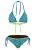 BECO the world of aquasports Bikini ‘Zebra Vibes’  blauw / groen