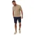 Threadbare Heren T-shirt met wafelpatroon, normale pasvorm (Steen)