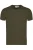 HAKRO Performance T-Shirt ronde hals olijfgroen, Effen