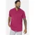 Jan Vanderstorm +FIT Collectie loose casual overhemd Plus Size donkerrood