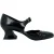 Chanel Mary Jane pumps met amandelvormige neus in zwart lakleer