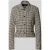Christian Berg Woman Selection slim fit blazer met hanentandpatroon