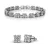 Sweet Square Sets – Zilver en Kristal