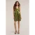 Motivi Sequin Dress With Geometric Design Green