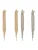 studioselect Oorbellen  goud / zilver / transparant