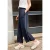 Street One Studio Dames Wide Legs culottes in een Loose Fit met biezen in Blauw