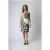 Mouwloze jurk met dierenprint