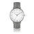 Lederen horloge voor vrouwen Amelia Parker Pure Grey
