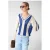 Shoeby gestreepte top ecru