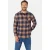 Babista flanel regular fit geruit overhemd +FIT Collectie Plus Size – donkerblauw