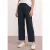 Wide Legs broek met knoopdetail