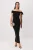 TRENDYOLMİLLA Dames Zwart Effen Maxi Mouwloos Bodycon Jurken