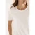Cecil Dames Shirt met korte mouwen, ronde hals en strepen in Beige